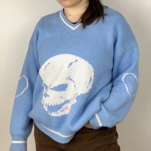 SKULL KNIT SWEATER